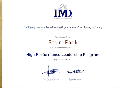 High Performance Leadership Program